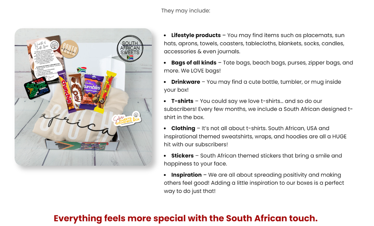 The Safari Sweets & Souvenirs Subscription Box