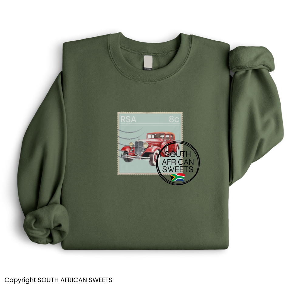 SWEATSHIRT Stamp Series - Red Car