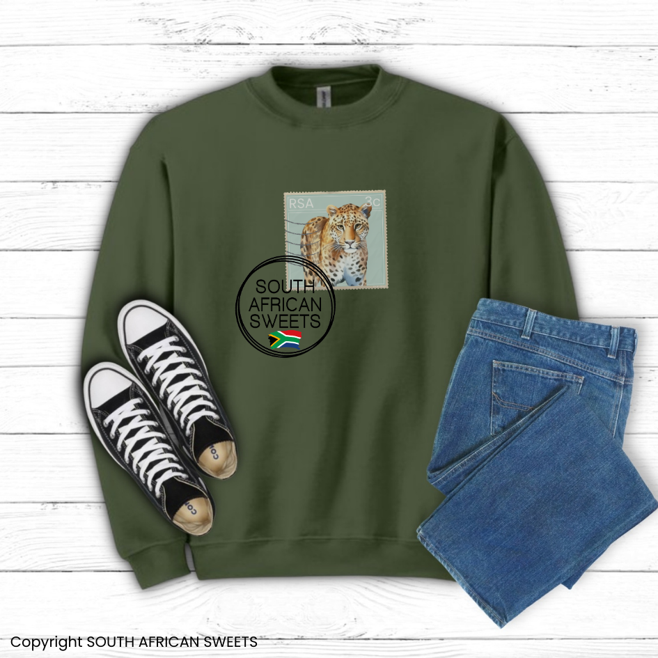 SWEATSHIRT Stamp Series - Leopard