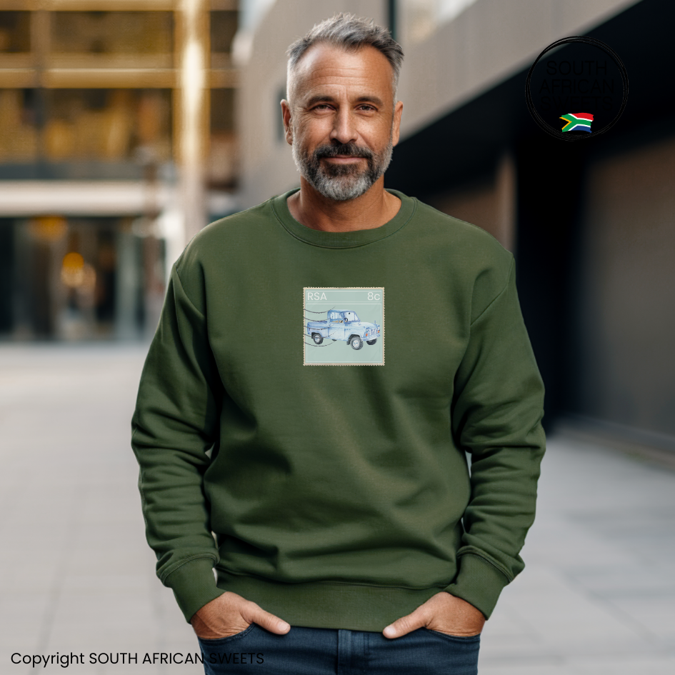 SWEATSHIRT Stamp Series - Blue Car