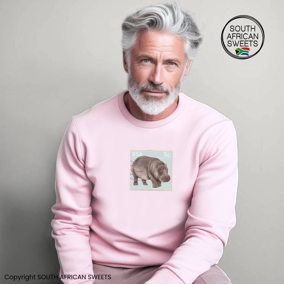 SWEATSHIRT Stamp Series - Hippo