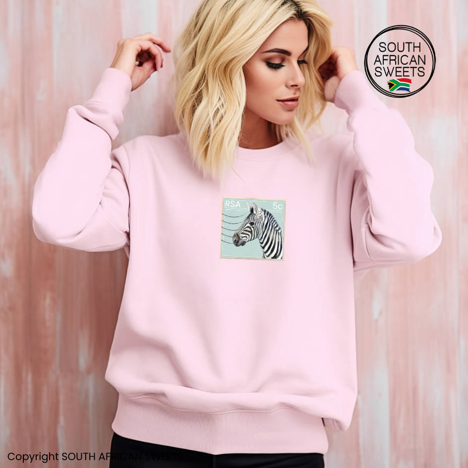 SWEATSHIRT Stamp Series - Zebra 1