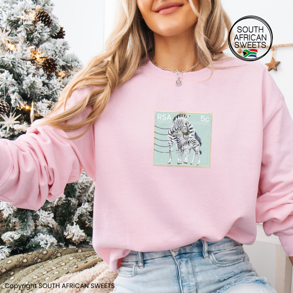 SWEATSHIRT Stamp Series - Zebra 2