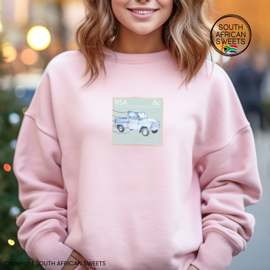 SWEATSHIRT Stamp Series - Blue Car