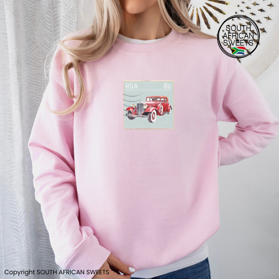 SWEATSHIRT Stamp Series - Red Car