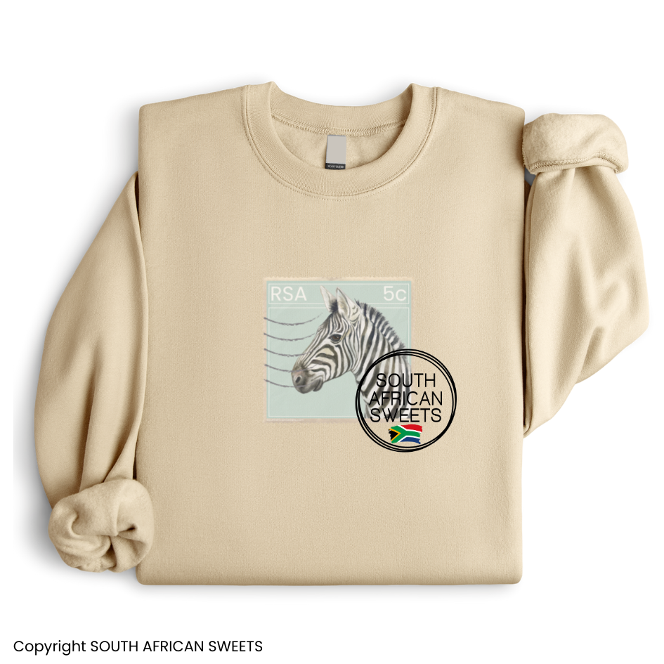 SWEATSHIRT Stamp Series - Zebra 1