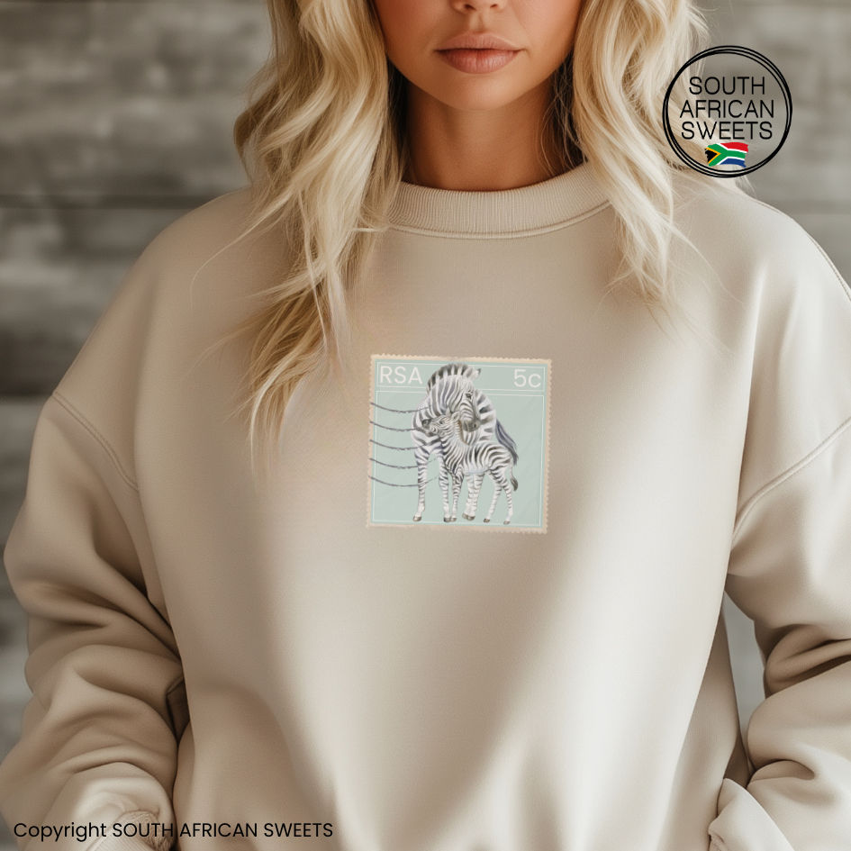 SWEATSHIRT Stamp Series - Zebra 2