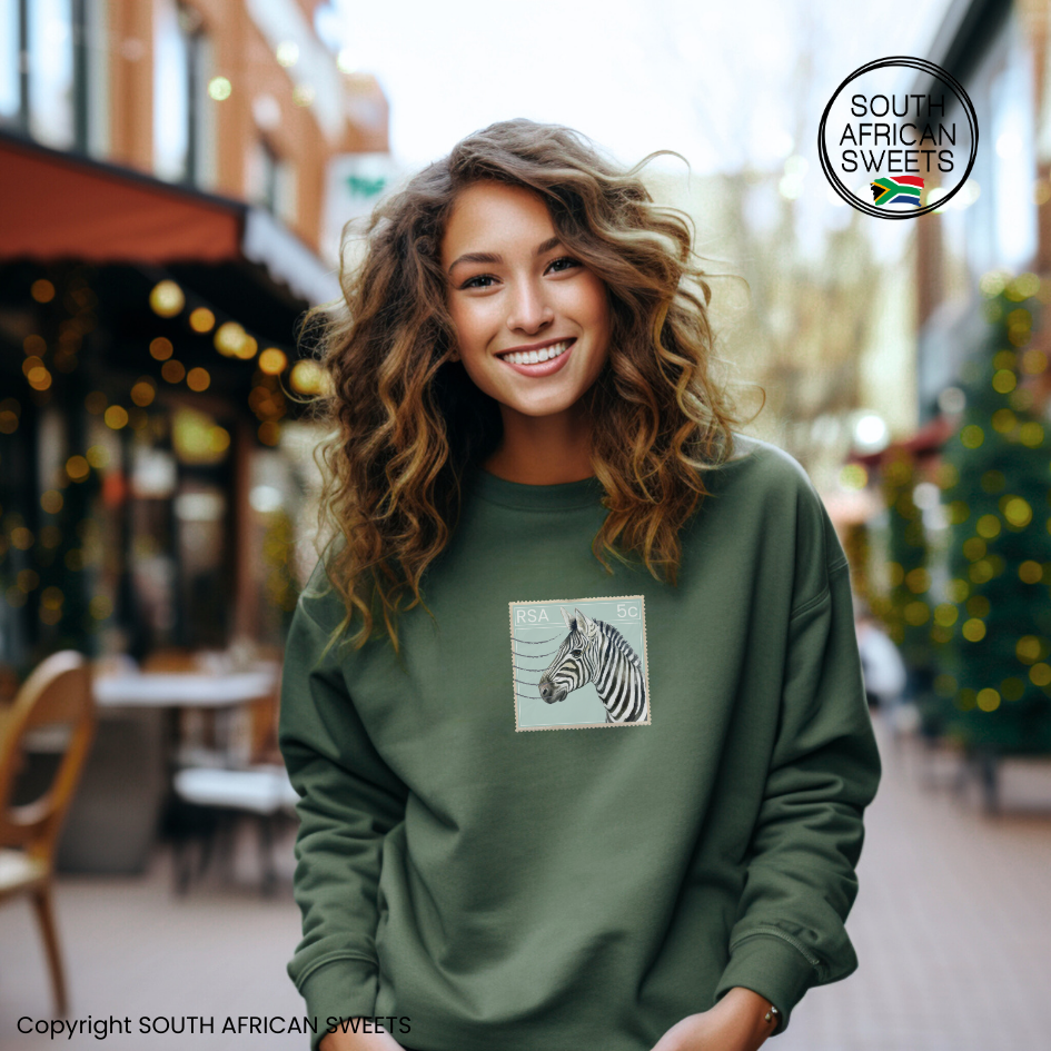 SWEATSHIRT Stamp Series - Zebra 1