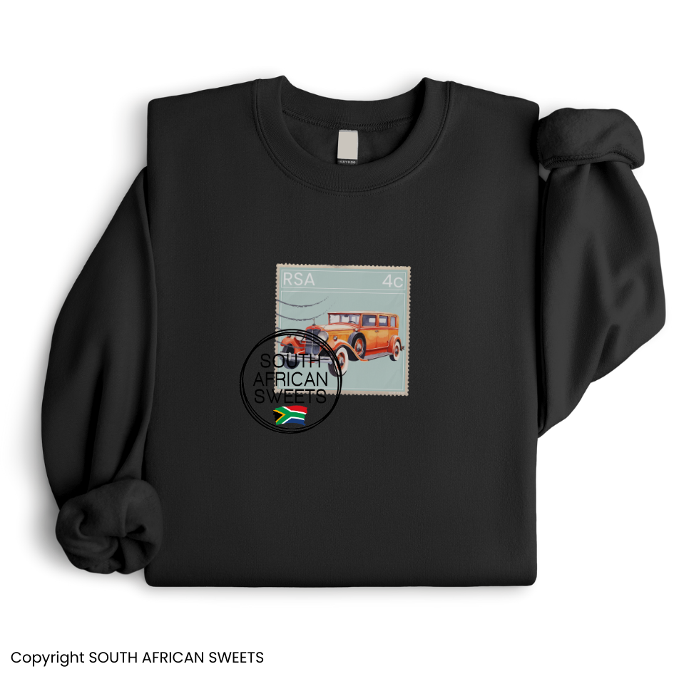 SWEATSHIRT Stamp Series - Orange Car