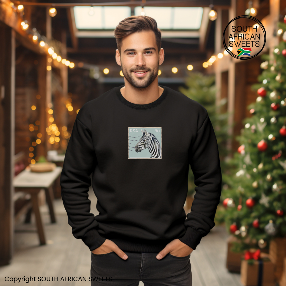 SWEATSHIRT Stamp Series - Zebra 1