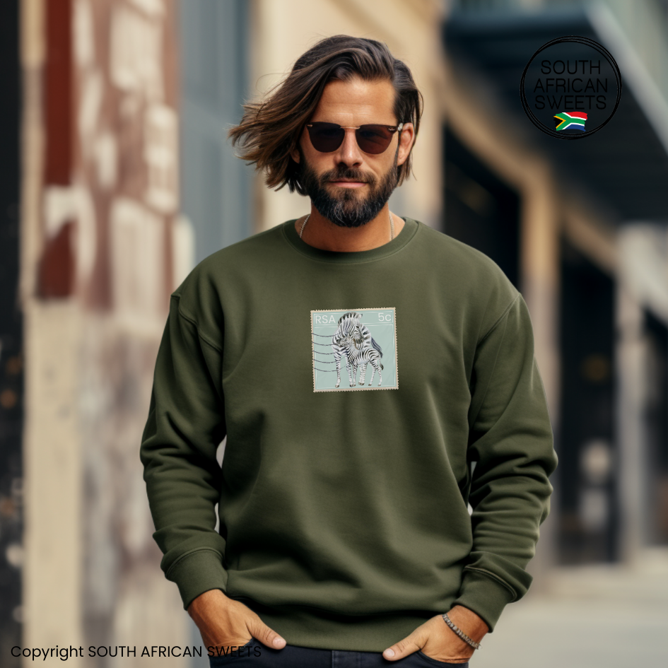 SWEATSHIRT Stamp Series - Zebra 2