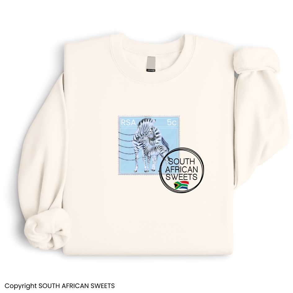 SWEATSHIRT Stamp Series - Zebra 2