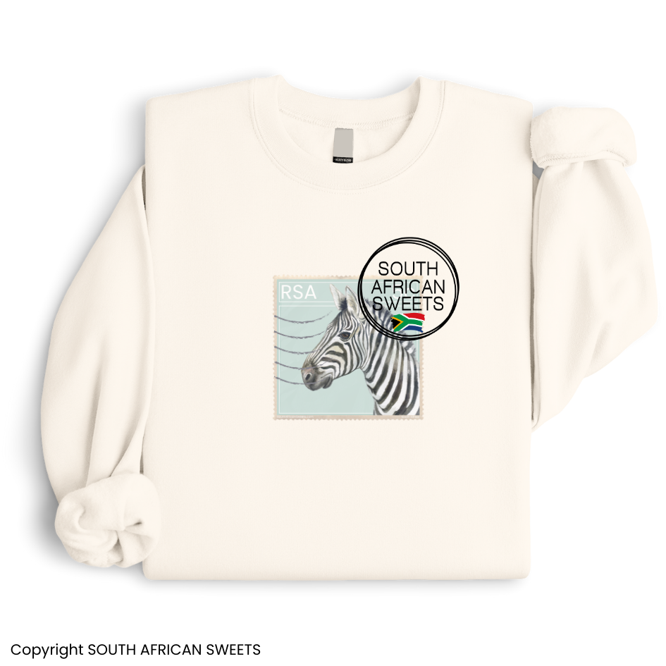 SWEATSHIRT Stamp Series - Zebra 1