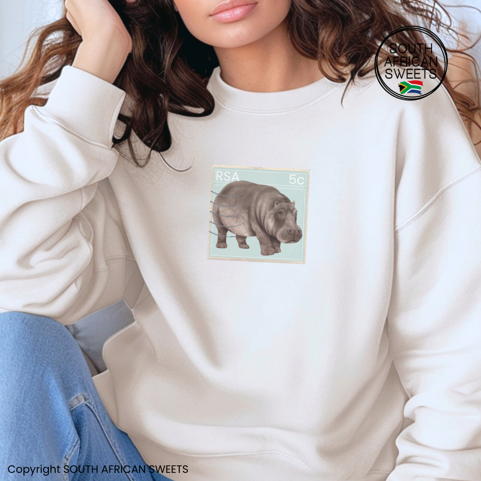 SWEATSHIRT Stamp Series - Hippo