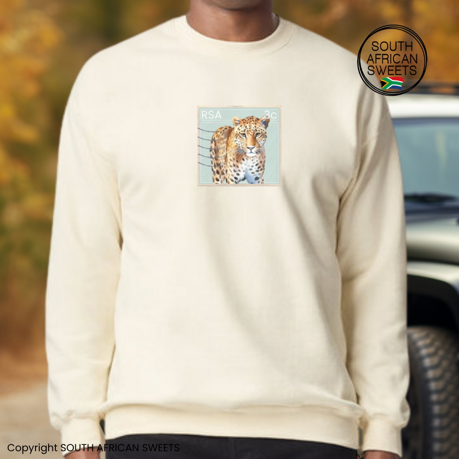 SWEATSHIRT Stamp Series - Leopard