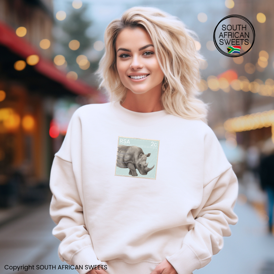 SWEATSHIRT Stamp Series - Rhino