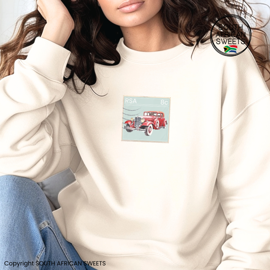 SWEATSHIRT Stamp Series - Red Car