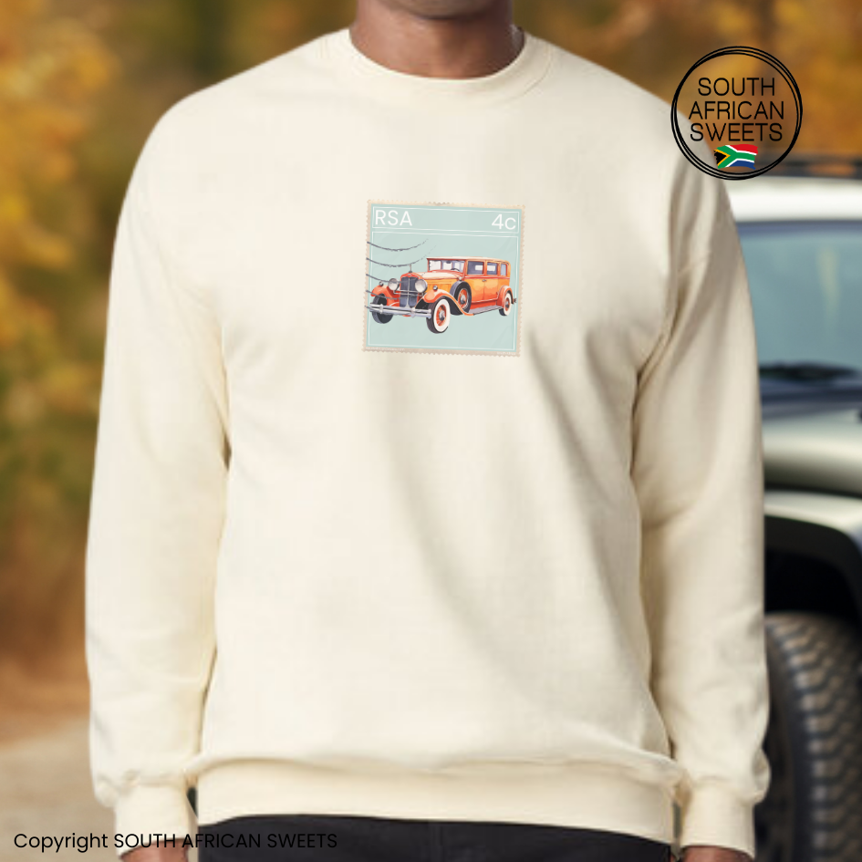SWEATSHIRT Stamp Series - Orange Car
