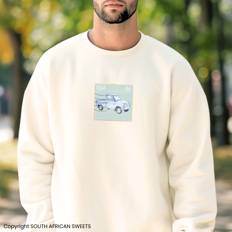 SWEATSHIRT Stamp Series - Blue Car