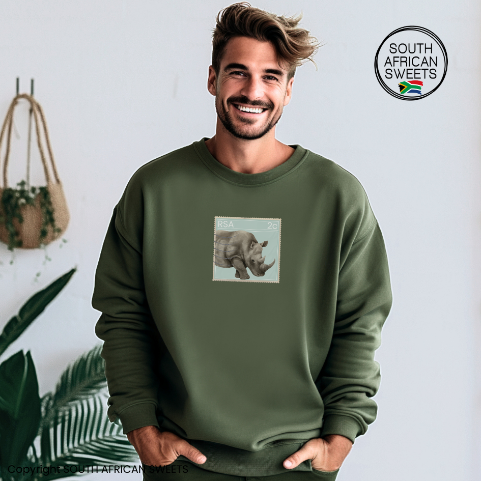 SWEATSHIRT Stamp Series - Rhino