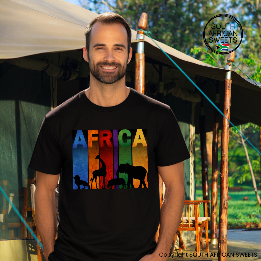 T-SHIRT Africa Silhouette (Black)