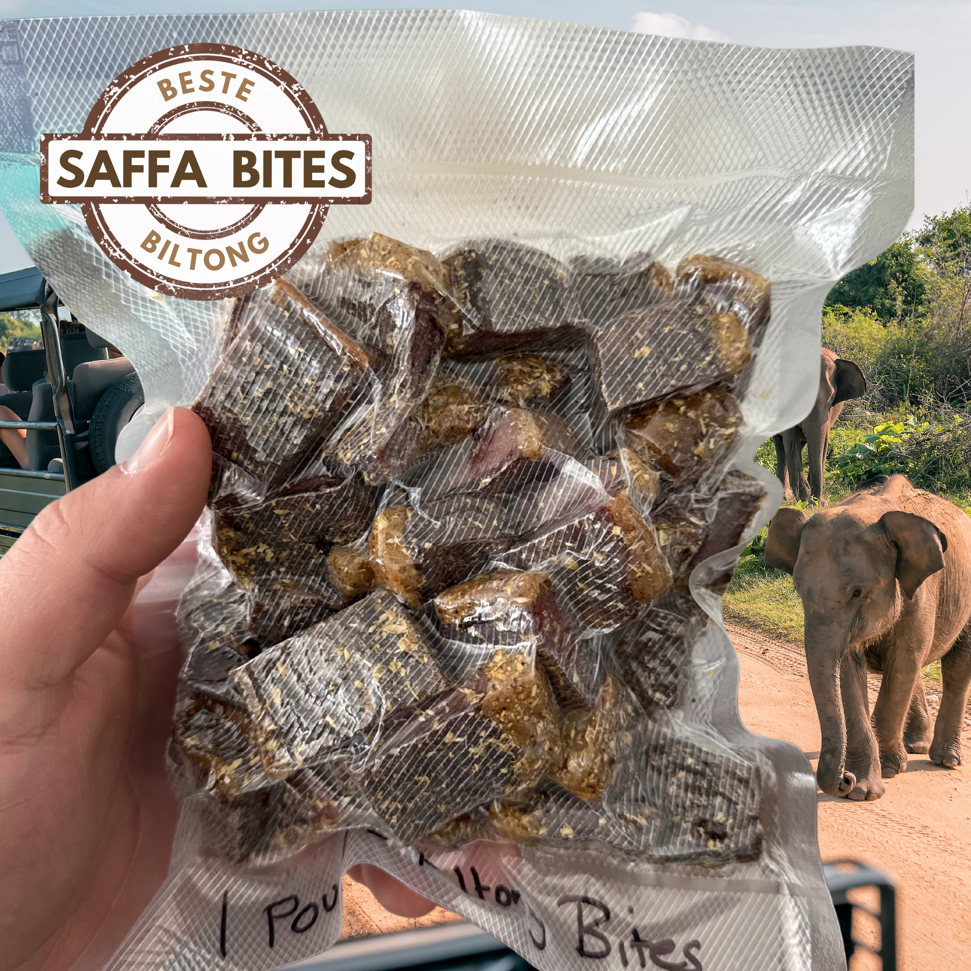 SAFFA BITES – Authentic South African Biltong Bites (1 lb. Bag)