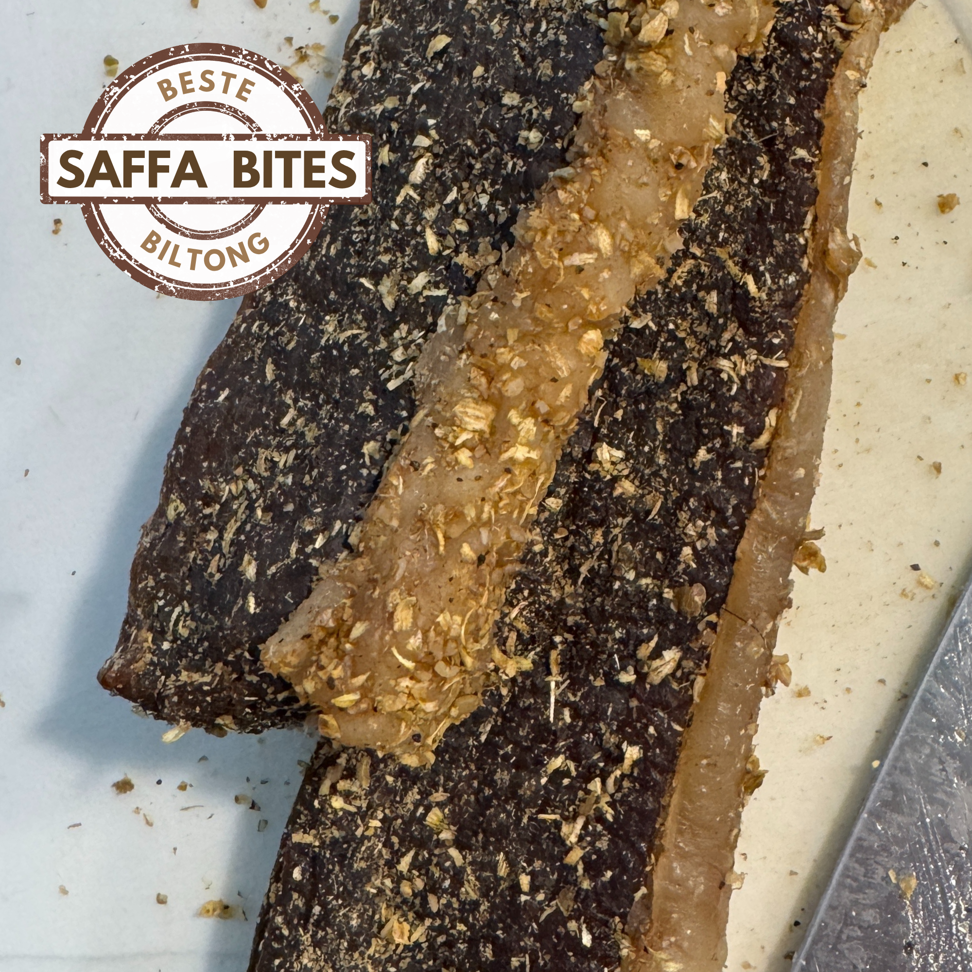 SAFFA BITES – Authentic South African Biltong Slab (1 lb. Bag)
