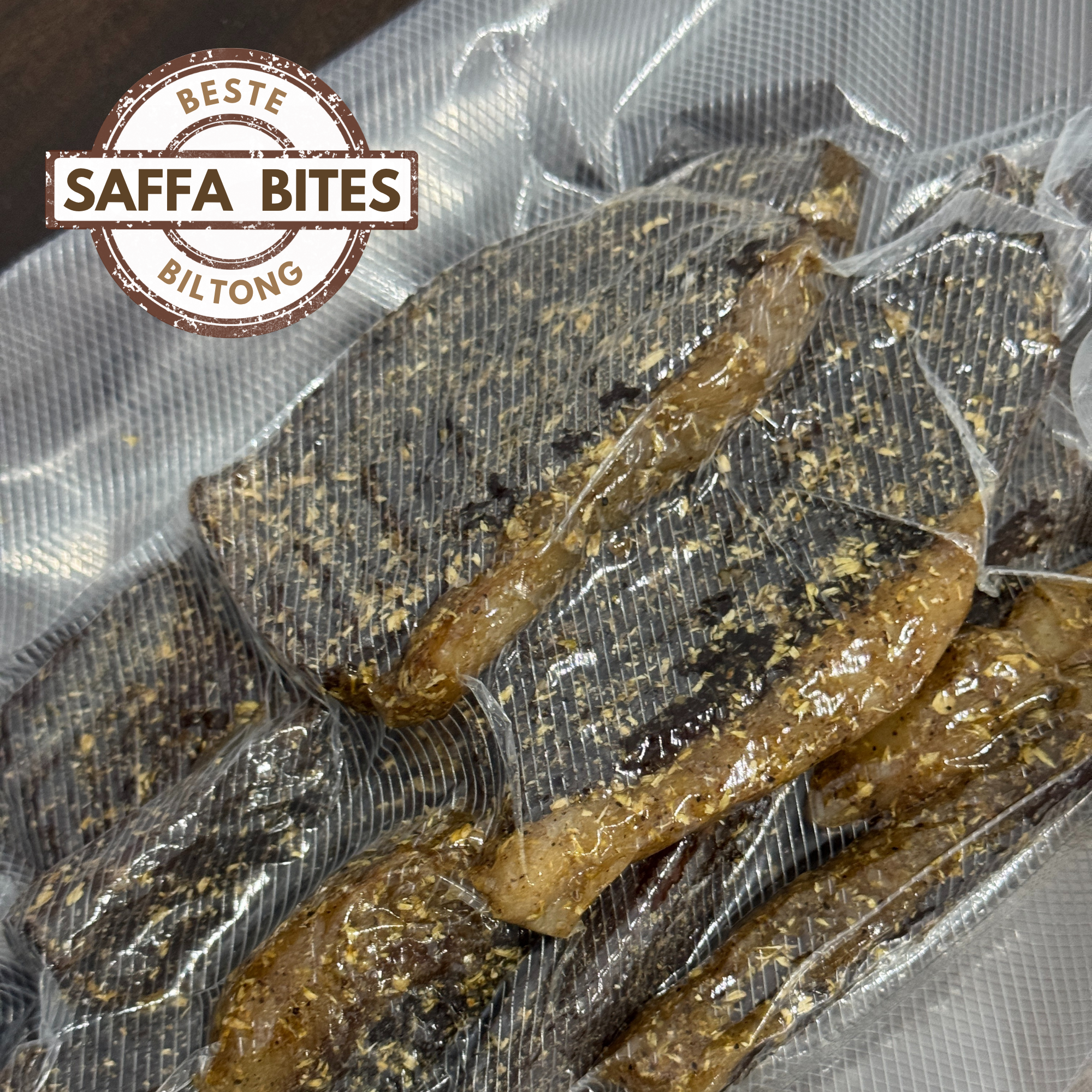 SAFFA BITES – Authentic South African Biltong Slab (1 lb. Bag)