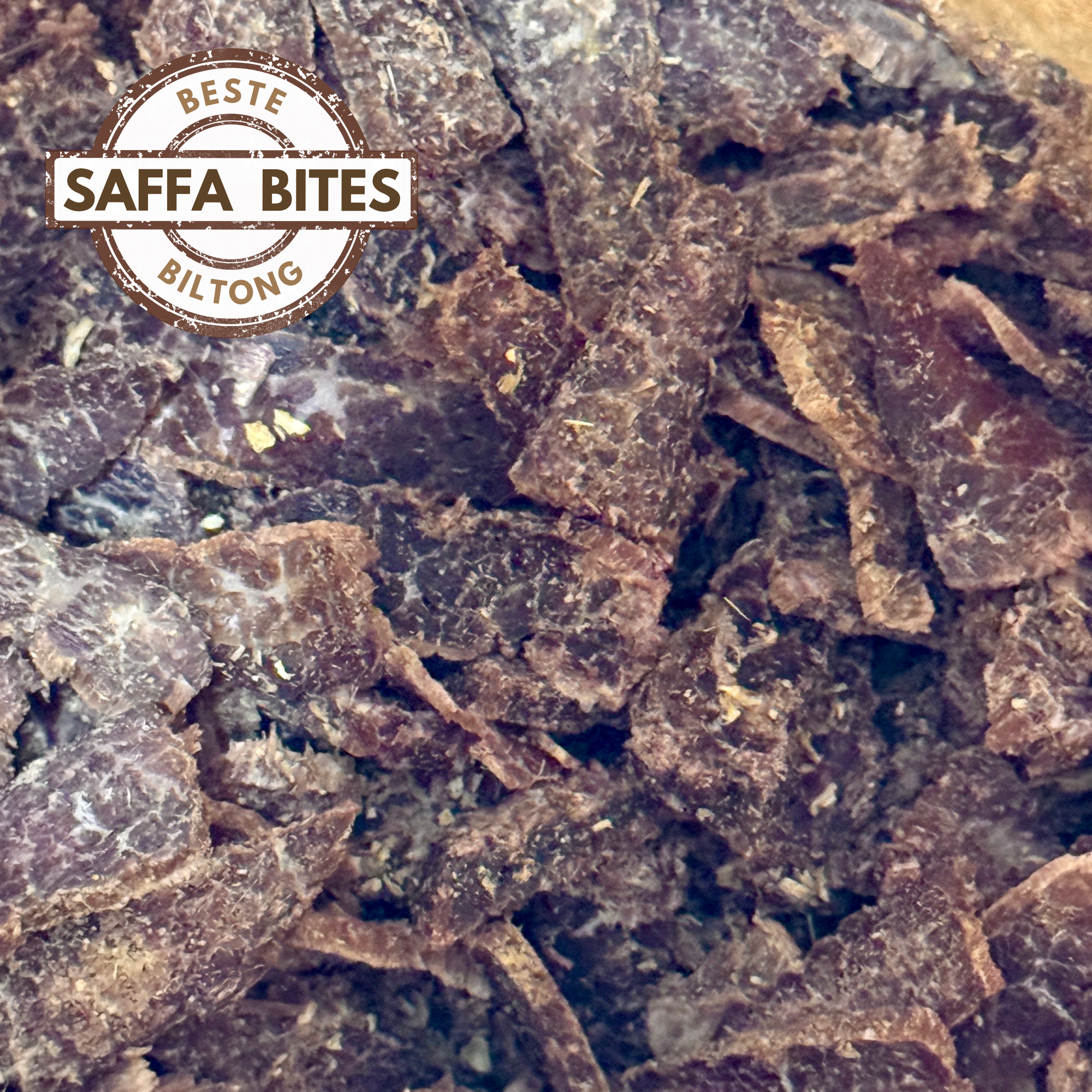 SAFFA BITES – Authentic Thinly Sliced South African Biltong (1 lb. Bag)