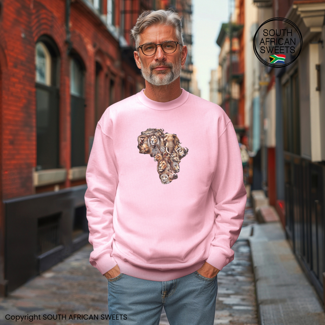 SWEATSHIRT Africa Animal Map