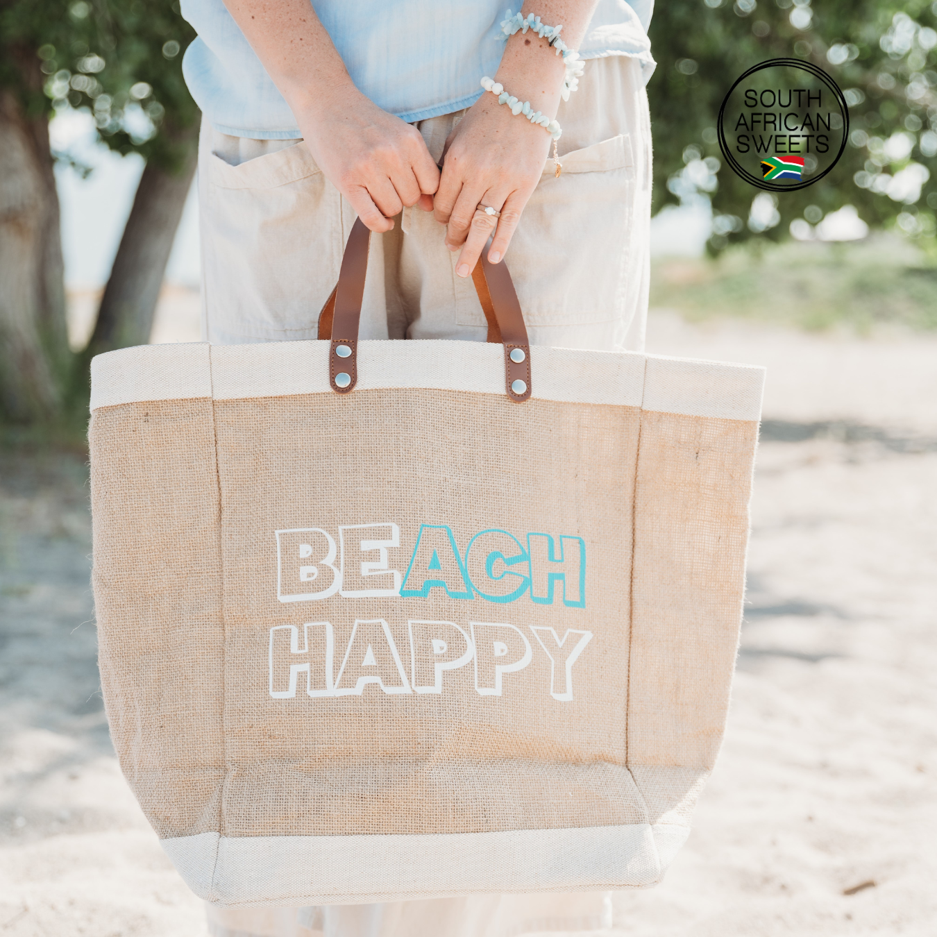 Beach Happy Tote Bag