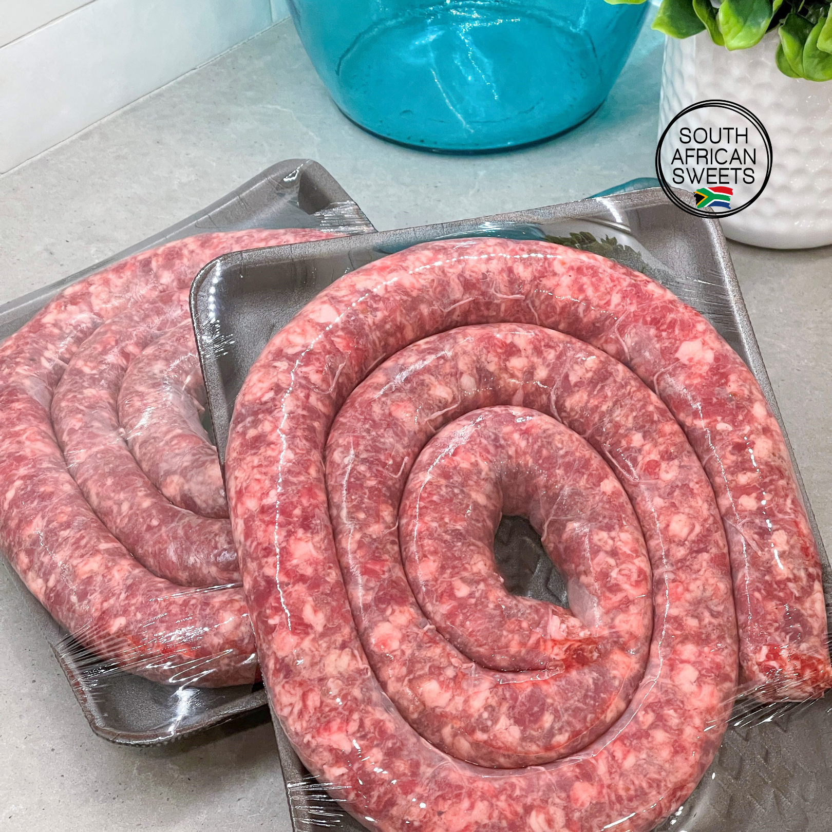 Traditional South African Boerewors