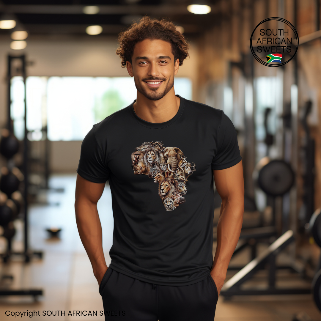 T-SHIRT African Animal Map