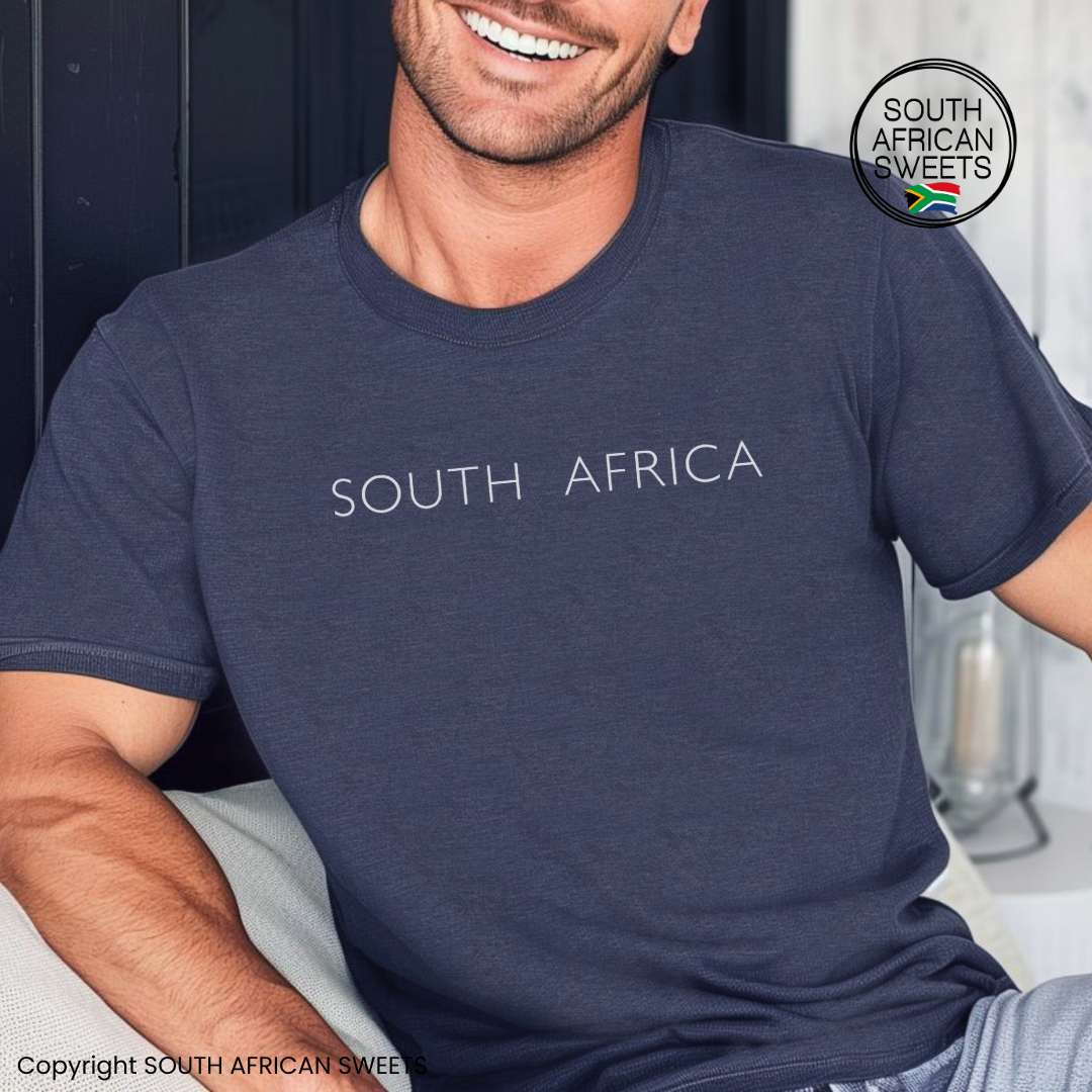 T-SHIRT South Africa Words WHITE
