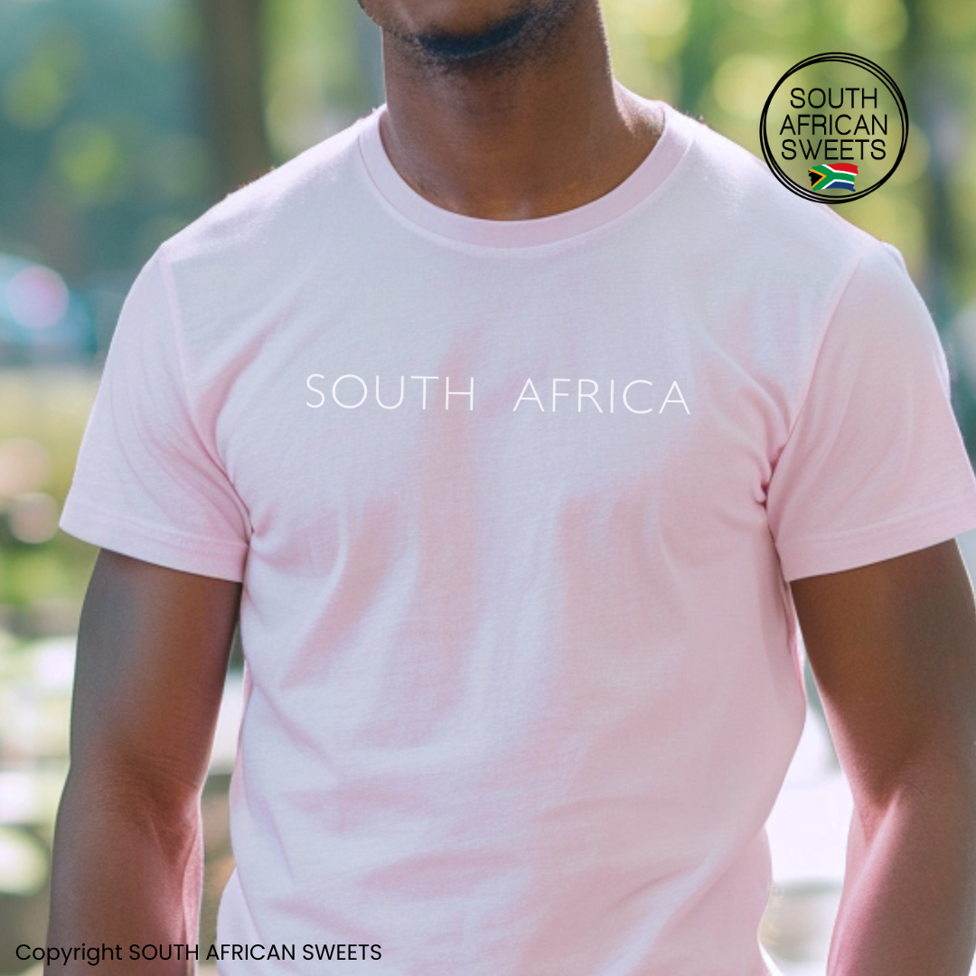 T-SHIRT South Africa Words WHITE