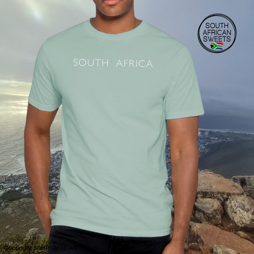 T-SHIRT South Africa Words WHITE