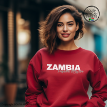 Load image into Gallery viewer, Zambia Lusaka Mission SWEATSHIRT - Cherry Red
