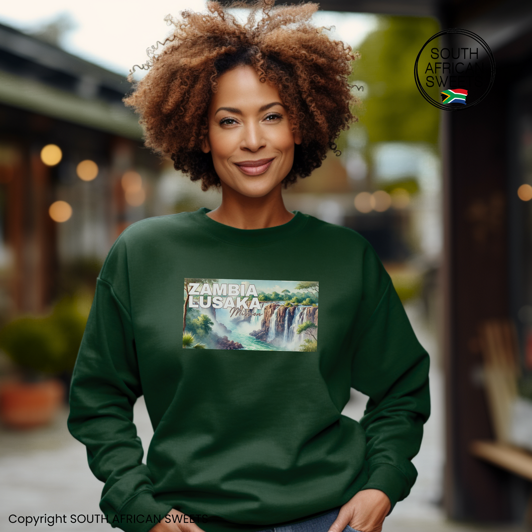 Zambia Lusaka Mission SWEATSHIRT - Forest Green