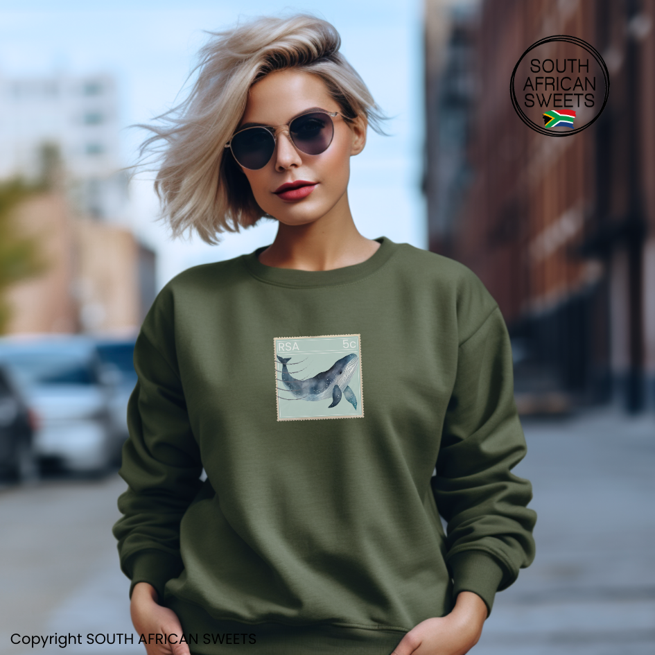 SWEATSHIRT Stamp Series - Whale