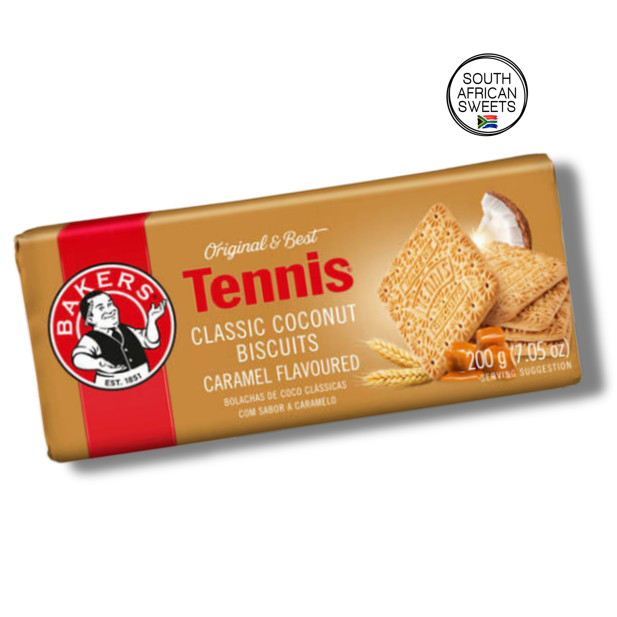 BAKERS Red Label Tennis Caramel Flavoured Biscuits 200g
