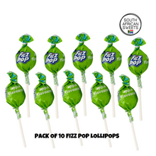 Load image into Gallery viewer, BEACON Fizz Pop Apple Flavored Lollipops - Pack of 10
