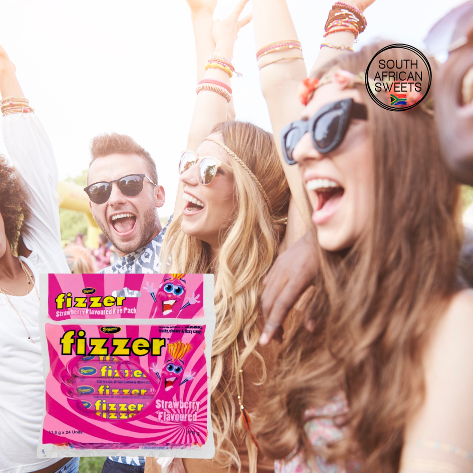 BEACON Fizzer Strawberry Flavour 24 Units (1 Pack) Fun Pack 278g