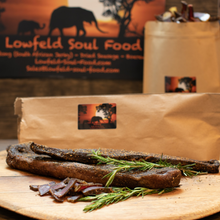 Load image into Gallery viewer, Lowfeld Beef Biltong Slab (South African Style Jerky)
