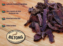 Load image into Gallery viewer, Bledie Lekker Biltong Sliced 8oz Resealable Bag
