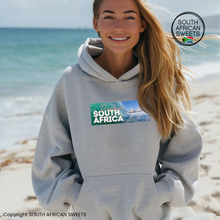 Load image into Gallery viewer, HOODIE Heather Gray (South Africa Durban Waves)
