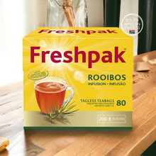 Load image into Gallery viewer, FRESHPAK Rooibos Tea 80’s 200g
