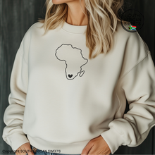 Load image into Gallery viewer, SWEATSHIRT Africa Heart (Sand)
