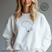 Load image into Gallery viewer, SWEATSHIRT Africa Heart (White)
