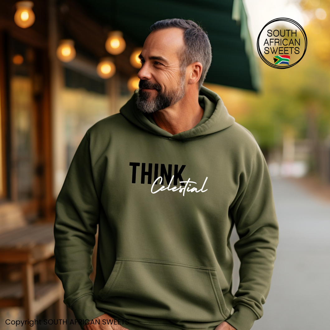 HOODIE Army Green (Think Celestial)