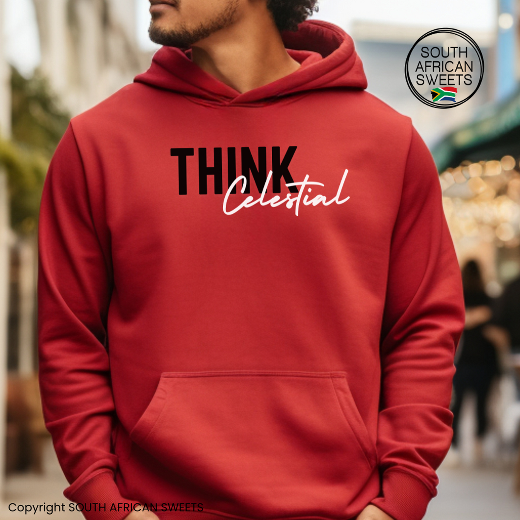 HOODIE Red (Think Celestial)